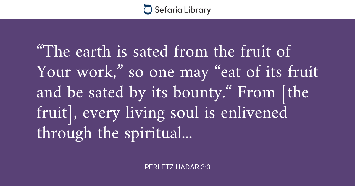 Peri Etz Hadar 3:3 | Sefaria Library