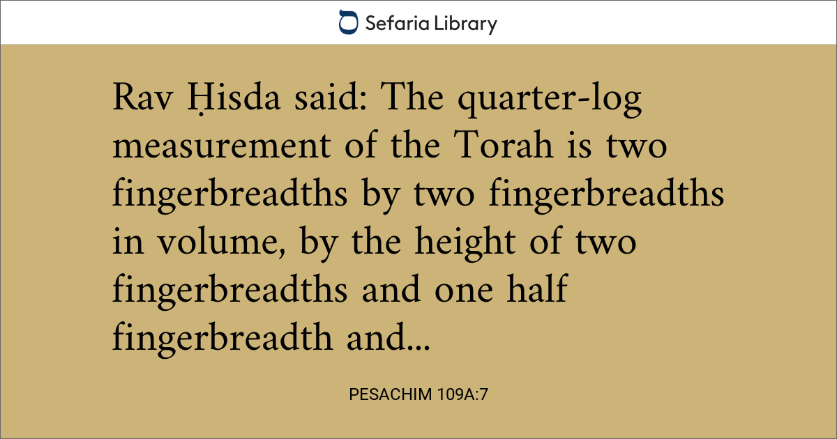 Pesachim 109a:7