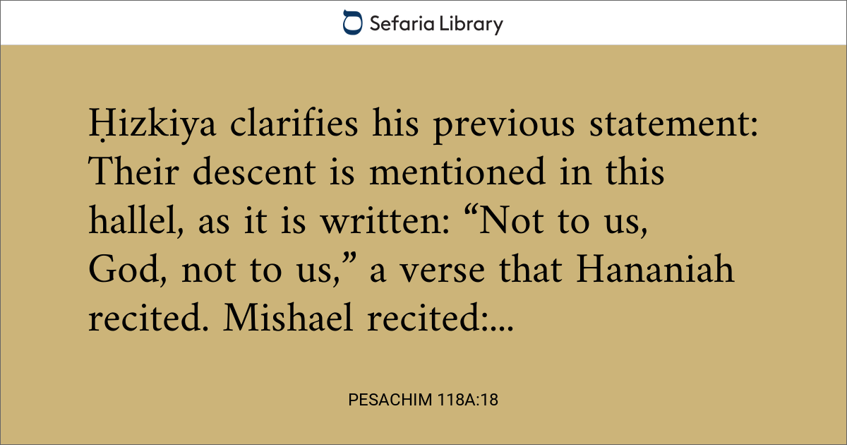 Pesachim 118a:18