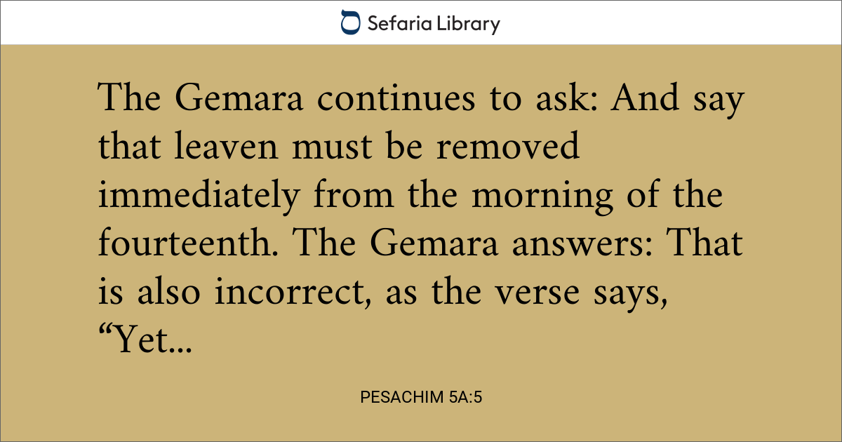 Pesachim 5a:5