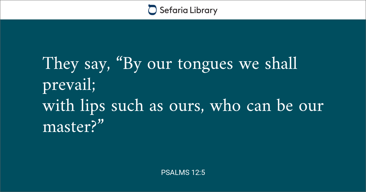 Psalms 12 5