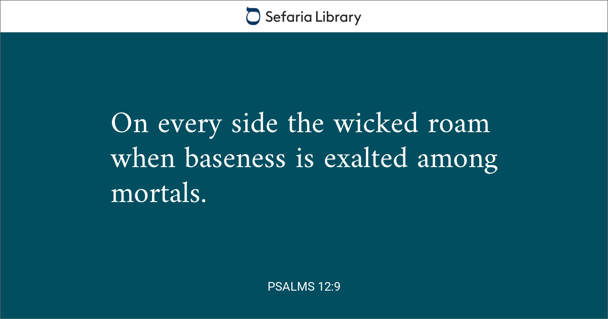 Psalms 12 9