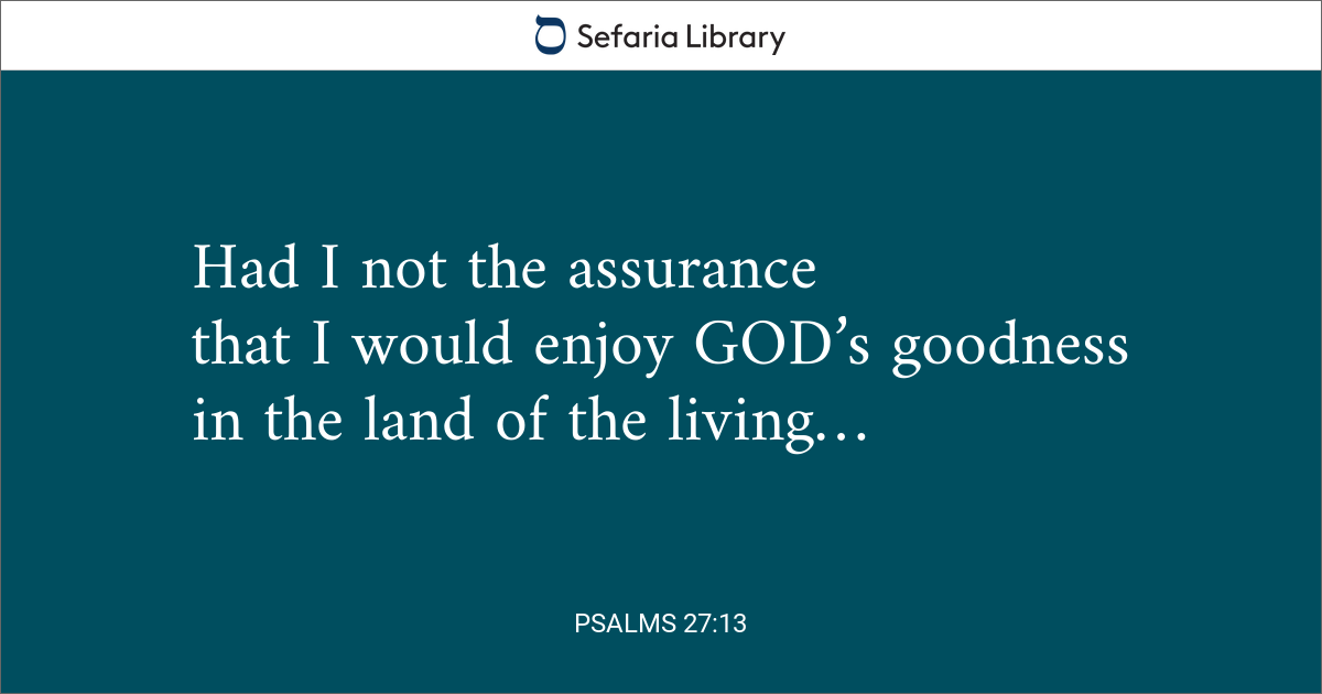 Psalms 27 13