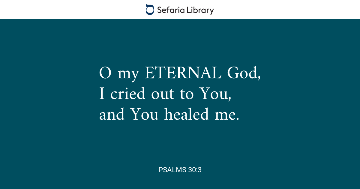 Psalms 30:3 | Sefaria Library