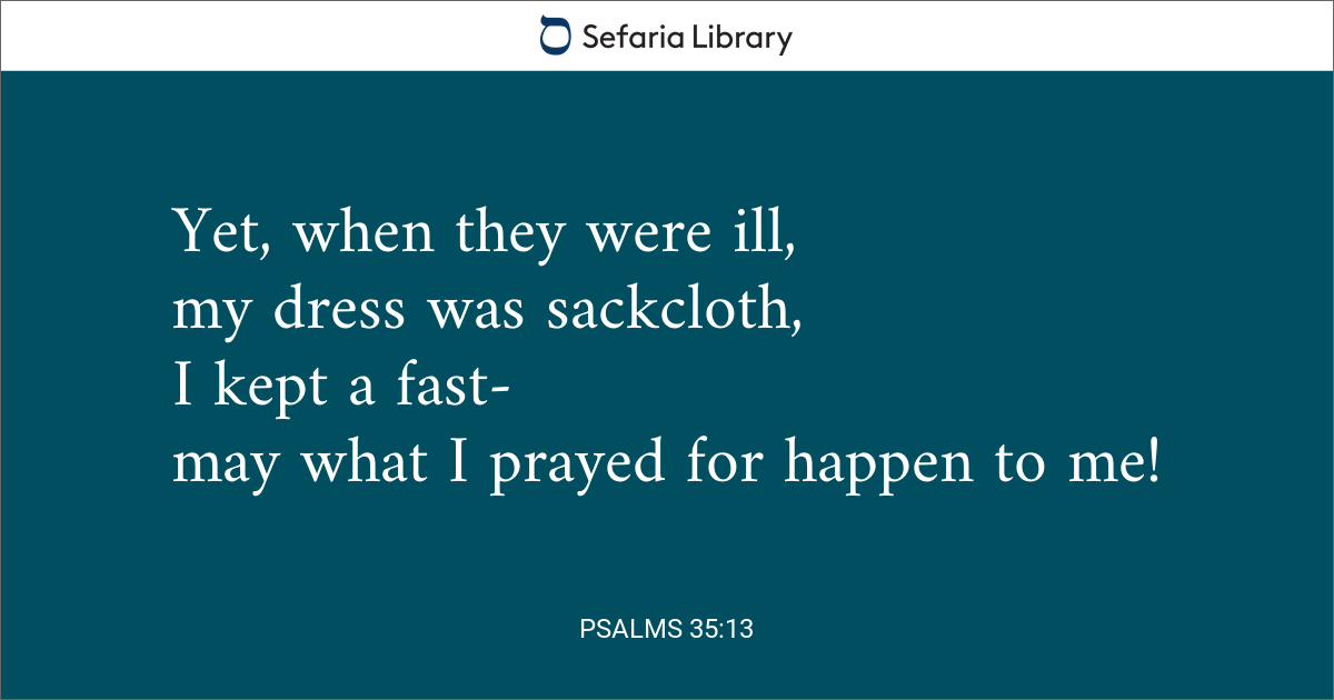 Psalms 35 13