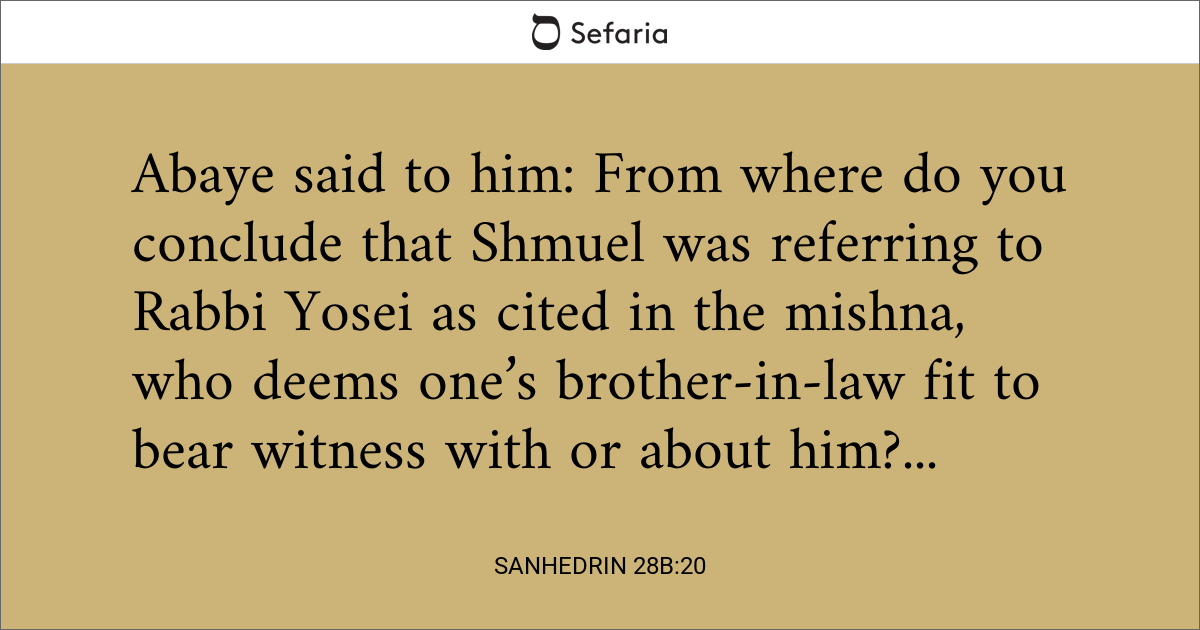 Sanhedrin 28b:20