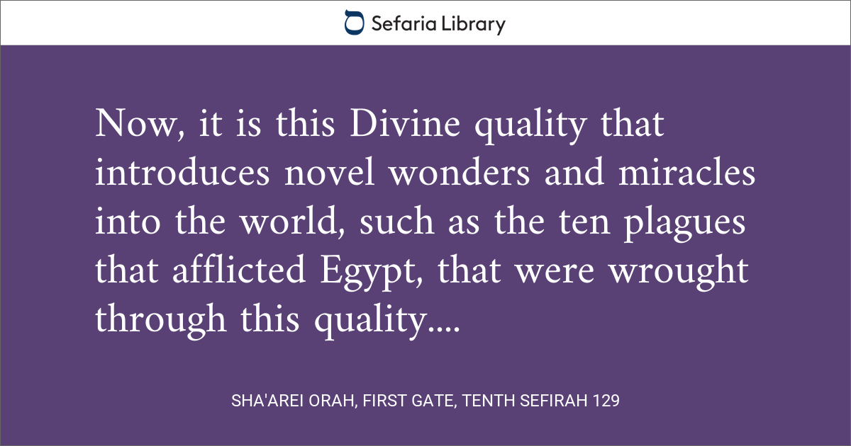 Sha'arei Orah, First Gate, Tenth Sefirah 129 | Sefaria Library