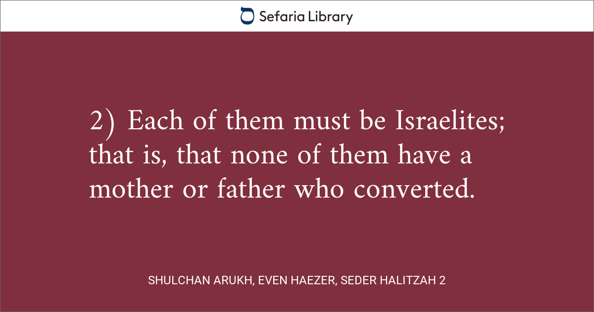 Shulchan Arukh, Even HaEzer, Seder Halitzah 2 | Sefaria Library