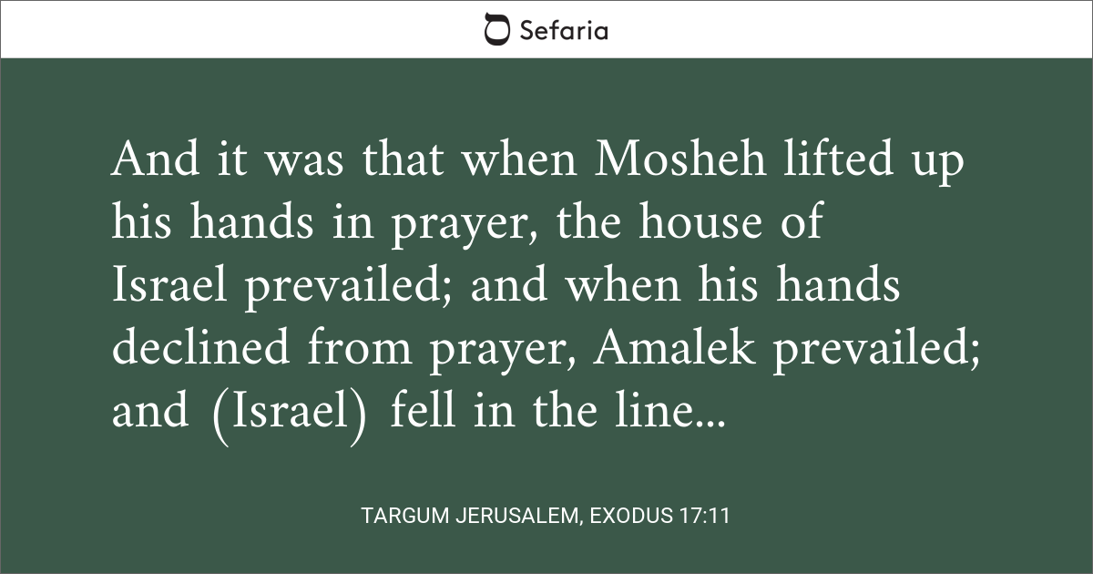 Targum Jerusalem, Exodus 1711