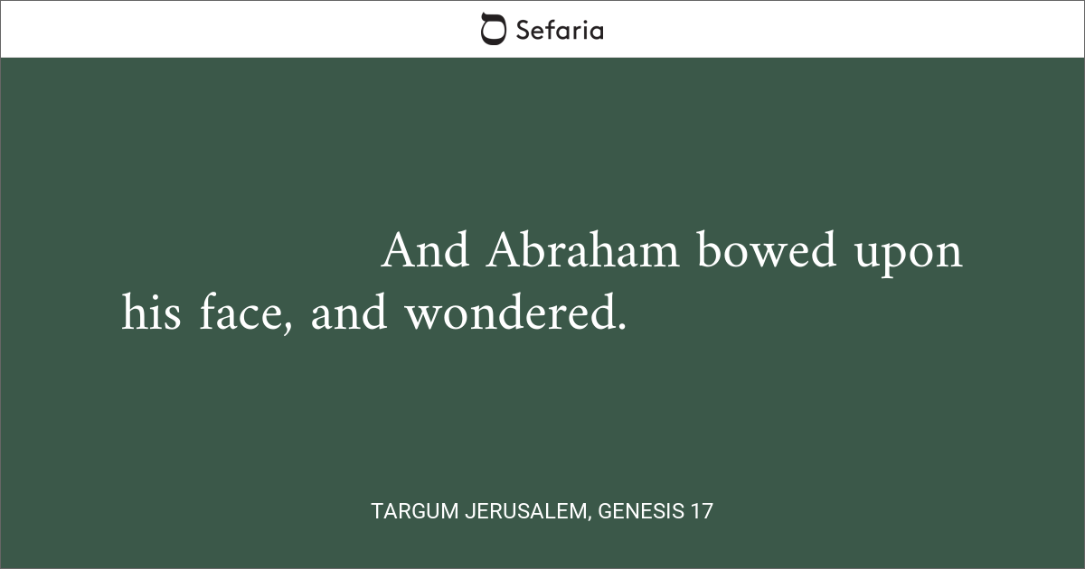 Targum Jerusalem, Genesis 17