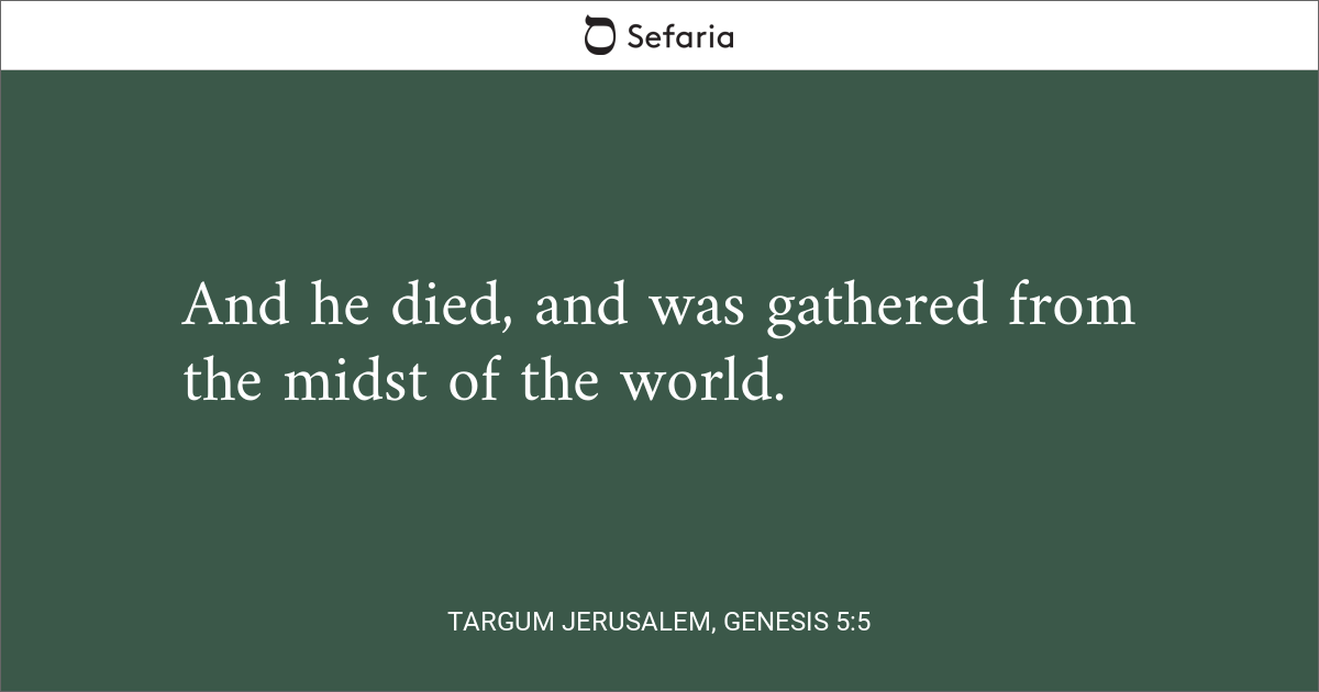 Targum Jerusalem, Genesis 55