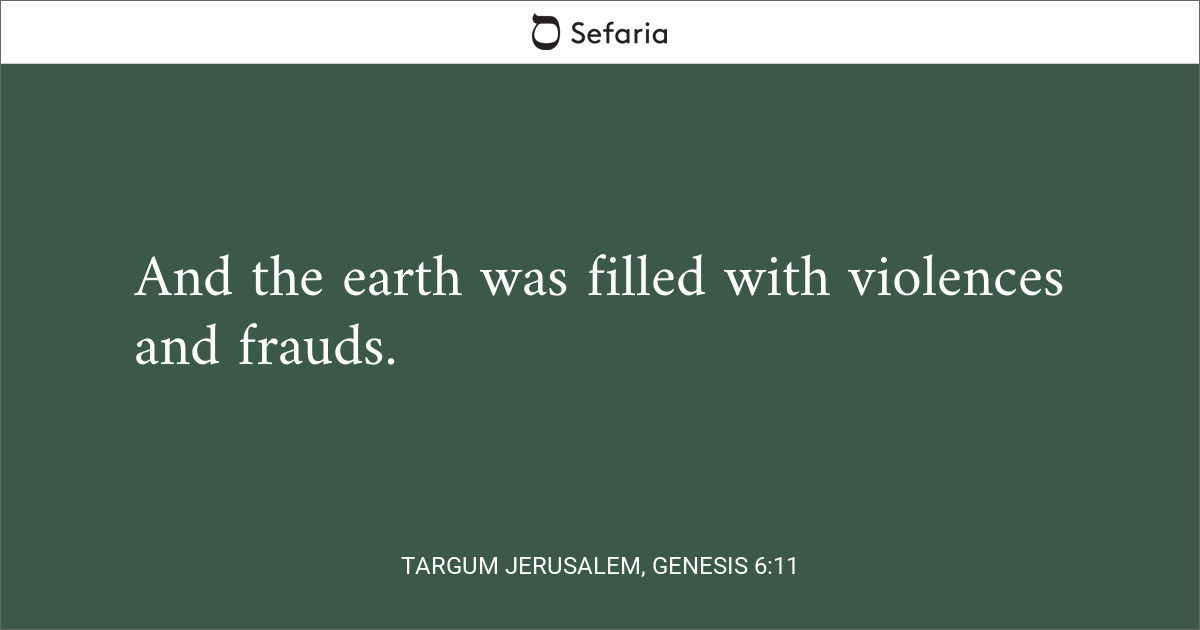 Targum Jerusalem, Genesis 611