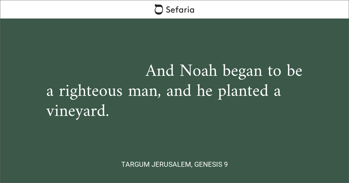 Targum Jerusalem, Genesis 9