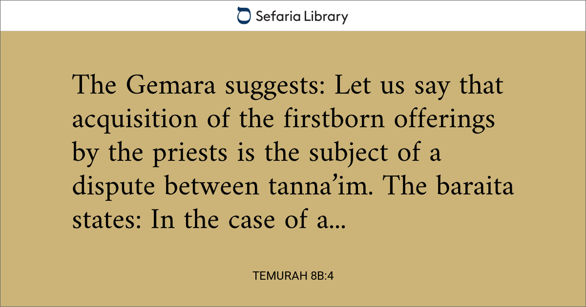 Temurah 8b:4 | Sefaria Library