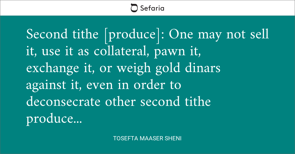 Tosefta Maaser Sheni