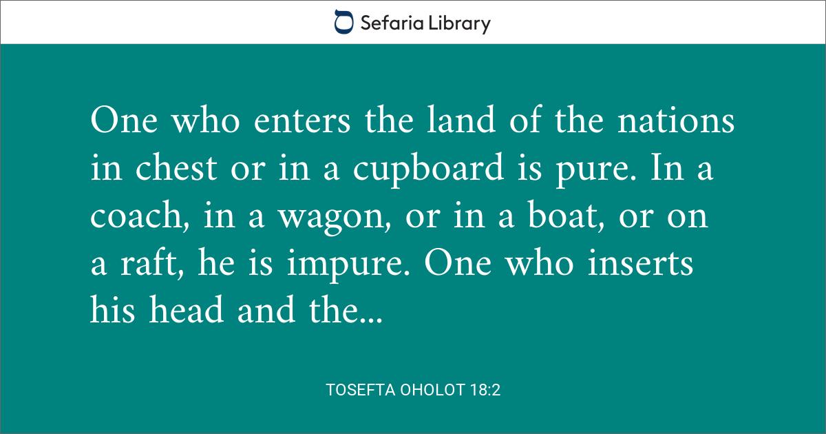Tosefta Oholot 18:2 | Sefaria Library