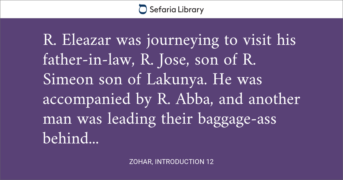 Zohar, Introduction 12